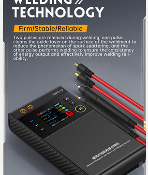 FNIRSI® SWM-10 Portable Intelligent Color Screen Spot Welding Machine كاوية نقطية