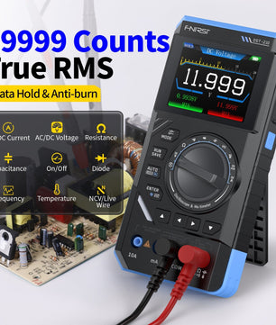 FNIRSI® DST-210 Handheld 3-in-1 Multimeter + 10Mhz Oscilloscope + Signal Generator