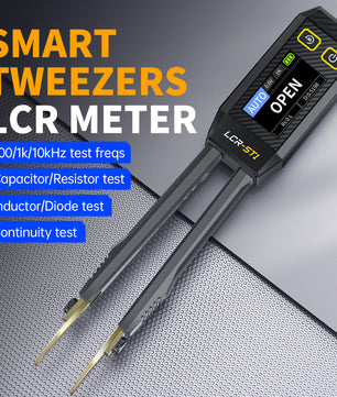 FNIRSI® LCR-ST1 Mini Smart Digital Tweezer LCR SMD ESR Tester ملقاط قياس ديجيتال