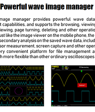 FNIRSI® 1014D 2 in 100Mhz Dual Channel Digital Storage Oscilloscope and DDS Signal Generator راسم و مولد إشارة