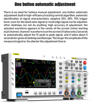 FNIRSI® 1014D 2 in 100Mhz Dual Channel Digital Storage Oscilloscope and DDS Signal Generator راسم و مولد إشارة