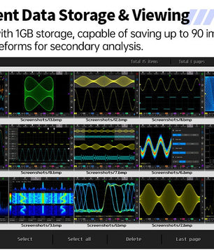FNIRSI® DPOS350P 4-IN-1 350MHz 1GSPS Touch Screen Tablet Oscilloscope Signal Generator Spectrum Analyzer Frequency Response Analyzer