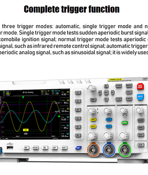 FNIRSI® 1014D 2 in 100Mhz Dual Channel Digital Storage Oscilloscope and DDS Signal Generator راسم و مولد إشارة