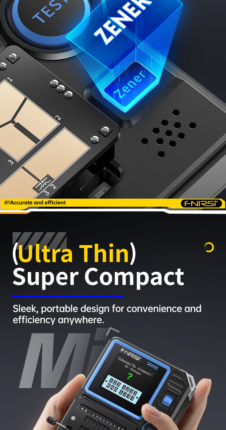 FNIRSI® LCR-P1 Multifunction Transistor Capacitor Tester