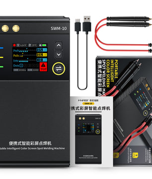 FNIRSI® SWM-10 Portable Intelligent Color Screen Spot Welding Machine كاوية نقطية