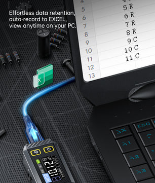 FNIRSI® LCR-ST1 Mini Smart Digital Tweezer LCR SMD ESR Tester ملقاط قياس ديجيتال