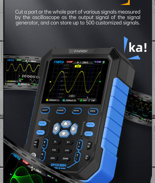 FNIRSI® DPOX180H 2 Channel 180MHZ 2-IN-1 Digial Phosphor Oscilloscope & Function Generator