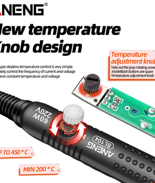 Aneng SL104-12 60W Soldering Iron كاوية لحام متغيرة أصلية