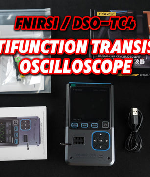 FNIRSI® DSO-TC4 3in1 Digital Oscilloscope Transistor Tester Signal Generator 10MHz 48Ms/s Automative Ocsillscope LCR Tester