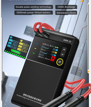 FNIRSI® SWM-10 Portable Intelligent Color Screen Spot Welding Machine كاوية نقطية