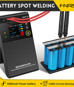 FNIRSI® SWM-10 Portable Intelligent Color Screen Spot Welding Machine كاوية نقطية