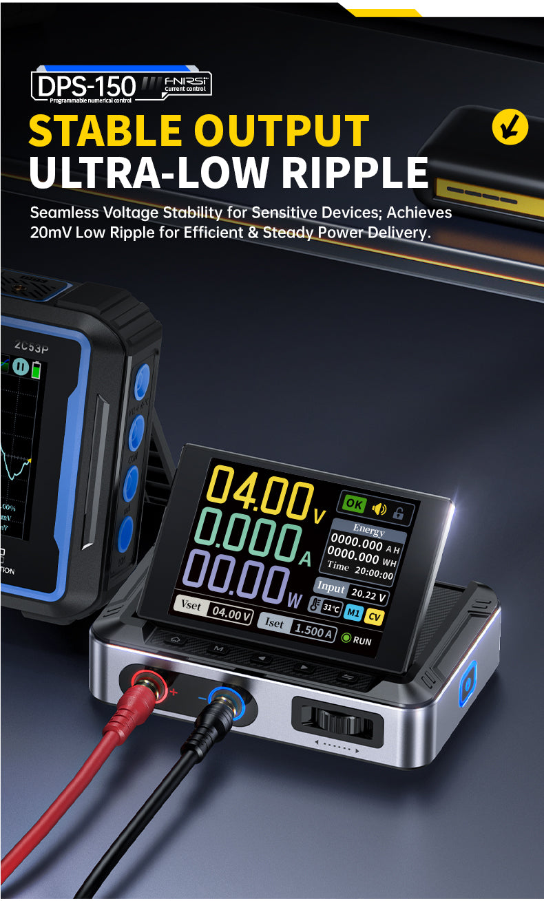 FNIRSI® DPS-150 30V 5A Programmable Mini Portable DC Power Supply