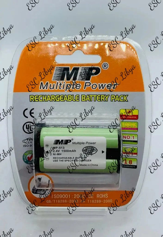 MP-513 2.4V 1500mAh Ni-MH battery