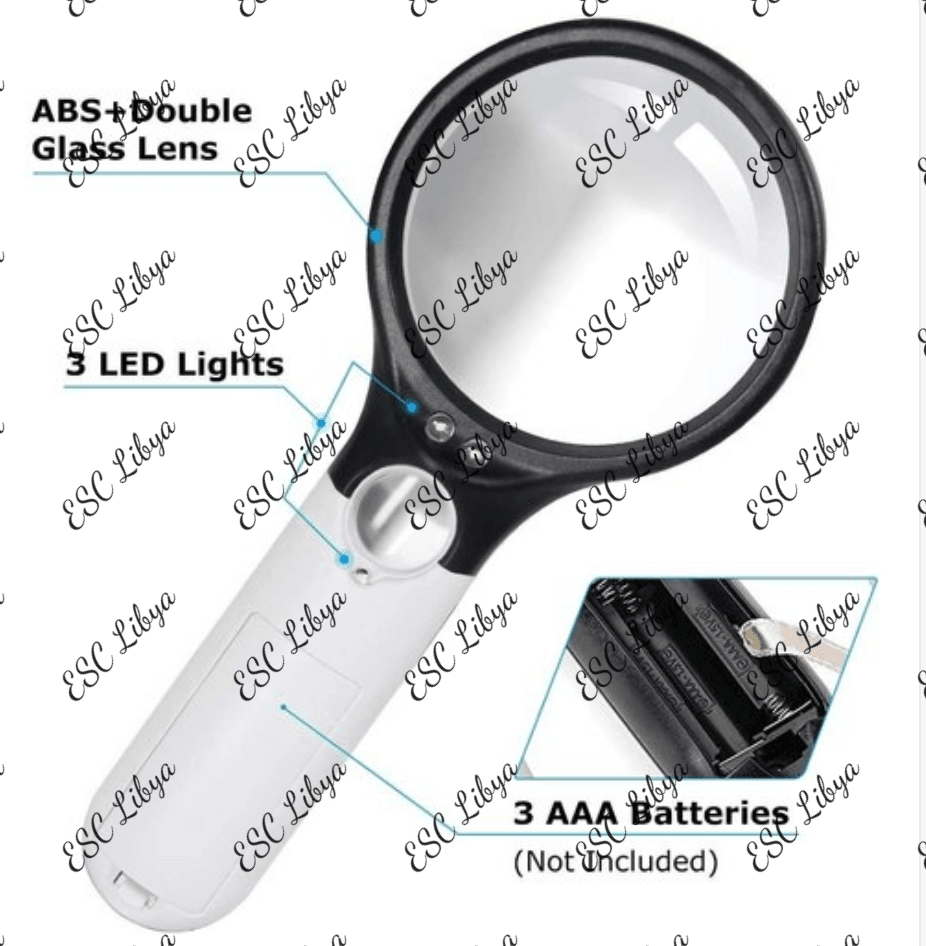 3 Led Magnifier 3x/45x